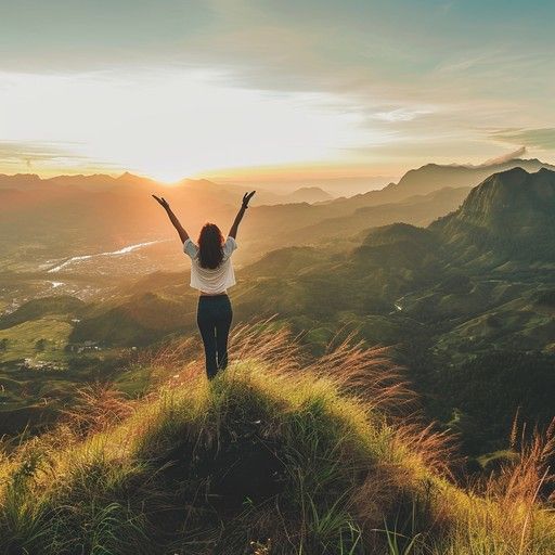 Joyful Mountain Sunrise